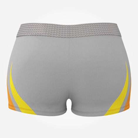 gymnastics sports bra and shorts shop gray 1