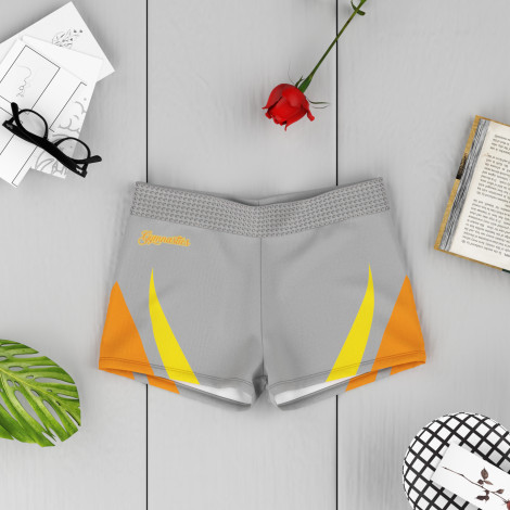 gymnastics sports bra and shorts shop gray 6