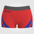 gymnastics sports bra and shorts shop red