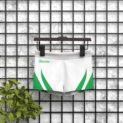 gymnastics sports bra and shorts shop white 5