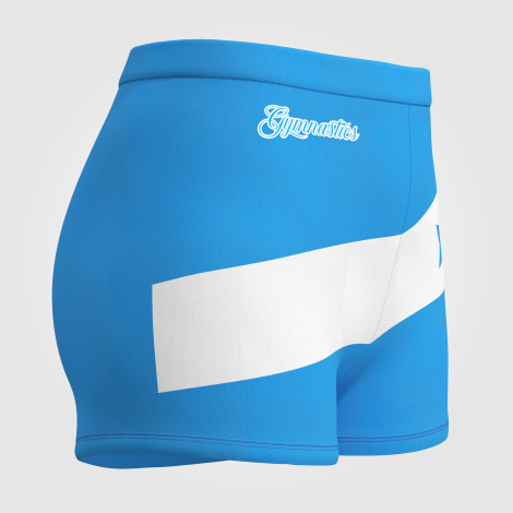 gymnastics shorts shorts leotards blue 3
