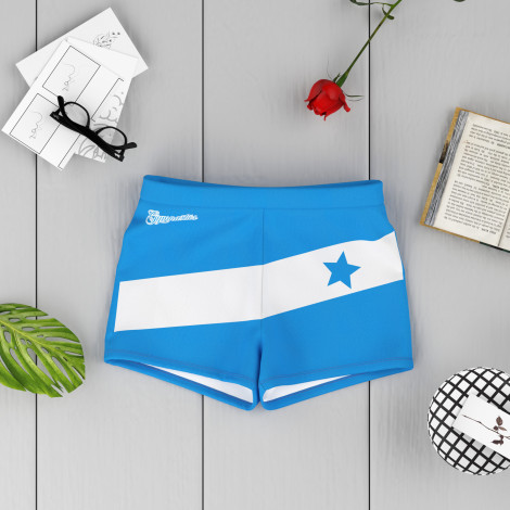 gymnastics shorts shorts leotards blue 6