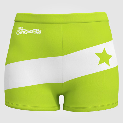 gymnastics shorts shorts leotards green 0