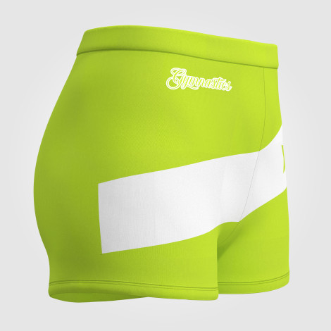 gymnastics shorts shorts leotards green 3