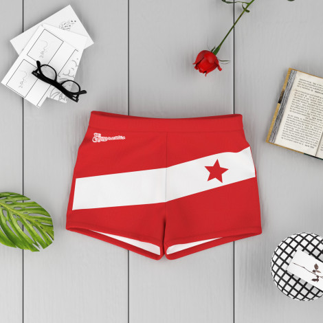 gymnastics shorts shorts leotards red 6