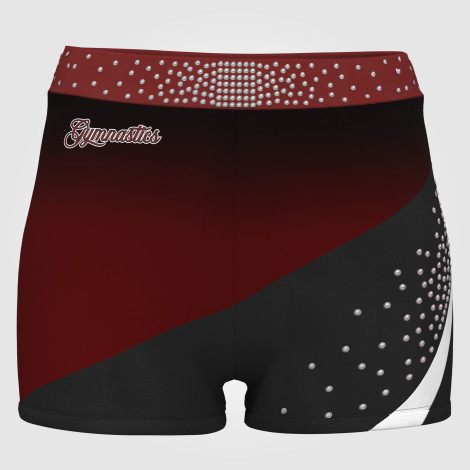 tumbling gymnastic shorts red 0