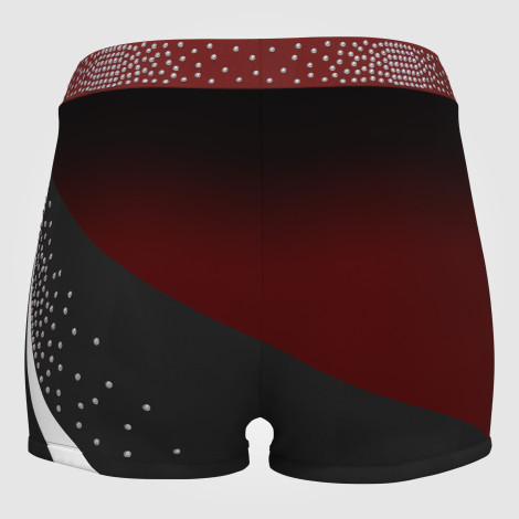 tumbling gymnastic shorts red 1
