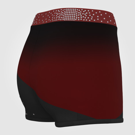 tumbling gymnastic shorts red 4