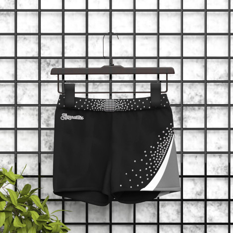 tumbling gymnastic shorts black 5
