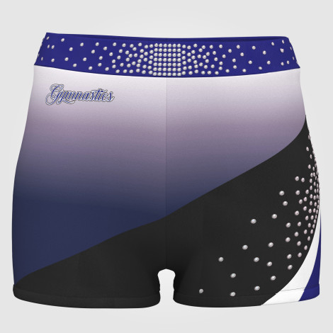 tumbling gymnastic shorts blue 0