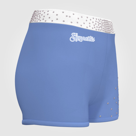 tumbling gymnastic shorts sky blue 3