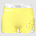 tumbling gymnastic shorts yellow