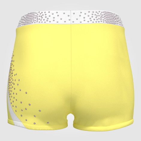 tumbling gymnastic shorts yellow 1