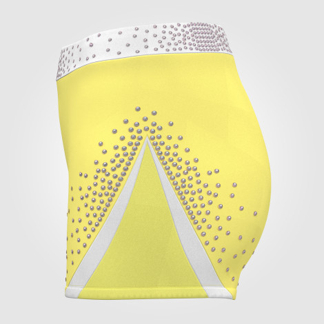 tumbling gymnastic shorts yellow 2