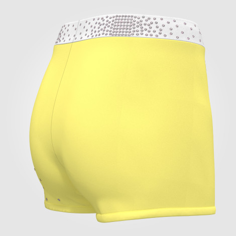 tumbling gymnastic shorts yellow 4