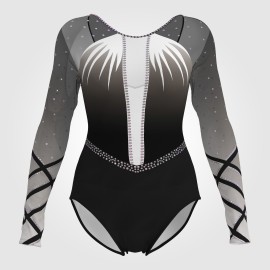best long sleeve black leotard