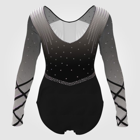 best long sleeve black leotard black 1