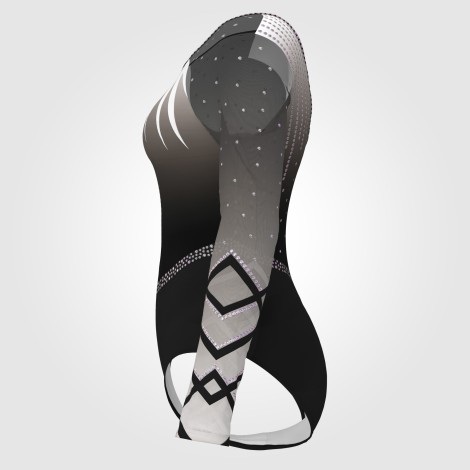 best long sleeve black leotard black 2