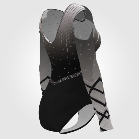best long sleeve black leotard black 4