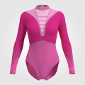 Team USA Long Sleeve Purple Leotard pink