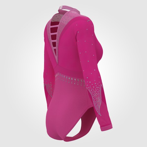 Team USA Long Sleeve Purple Leotard pink 4