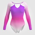 girls purple gymnastics set pink