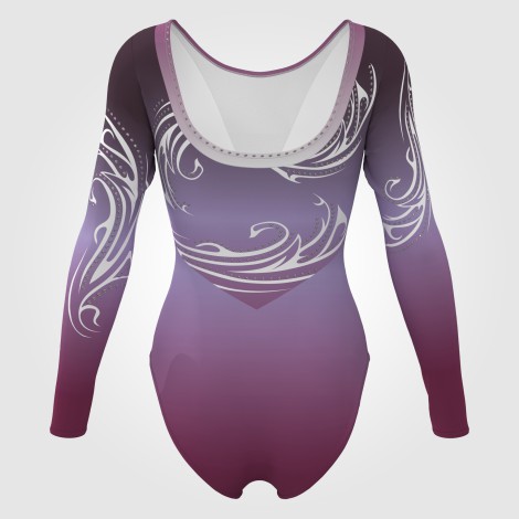 pink gymnastics clothes for girls purple 1