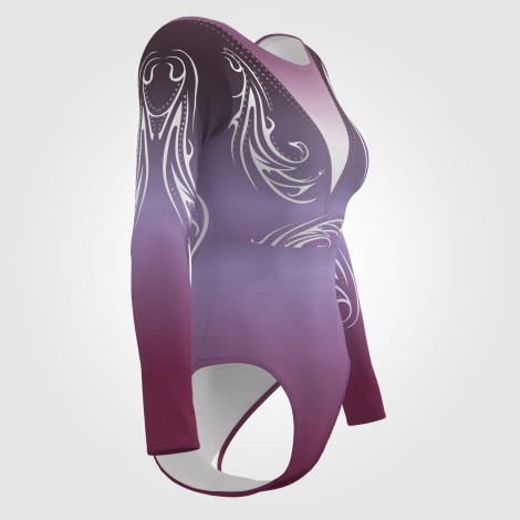pink gymnastics clothes for girls purple 3