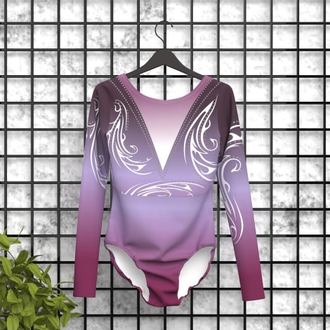 pink gymnastics clothes for girls purple 5