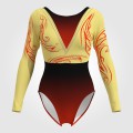 pink gymnastics clothes for girls yellow