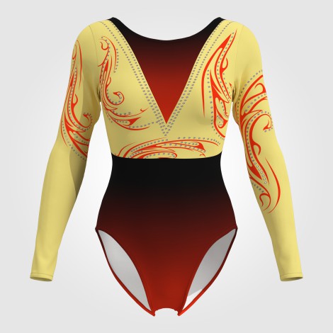 pink gymnastics clothes for girls yellow 0