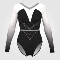 dark purple gymnastics outfits for women black