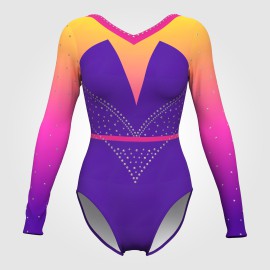 dark purple gymnastics outfits for women