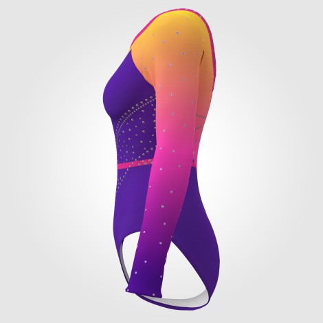 dark purple gymnastics outfits for women purple 2