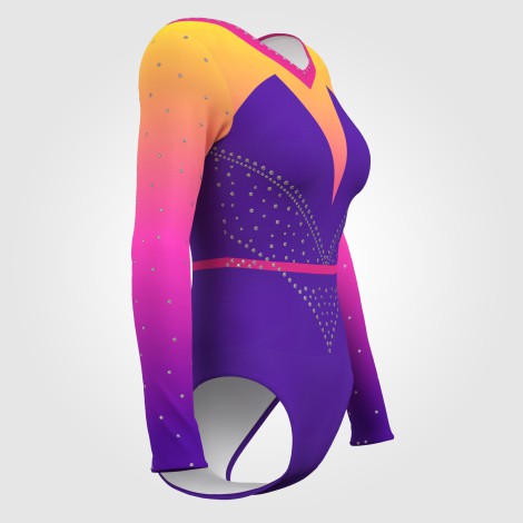 dark purple gymnastics outfits for women purple 3