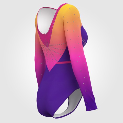 dark purple gymnastics outfits for women purple 4