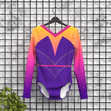 dark purple gymnastics outfits for women purple 5