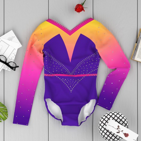 dark purple gymnastics outfits for women purple 6
