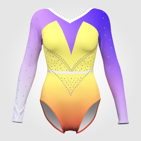 dark purple gymnastics outfits for women yellow 0