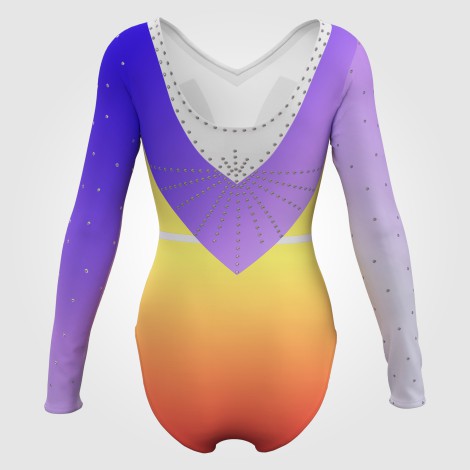dark purple gymnastics outfits for women yellow 1