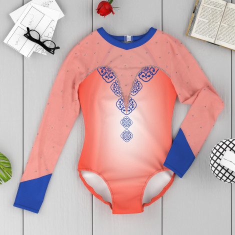 orange competition gymnastics outfits orange 6