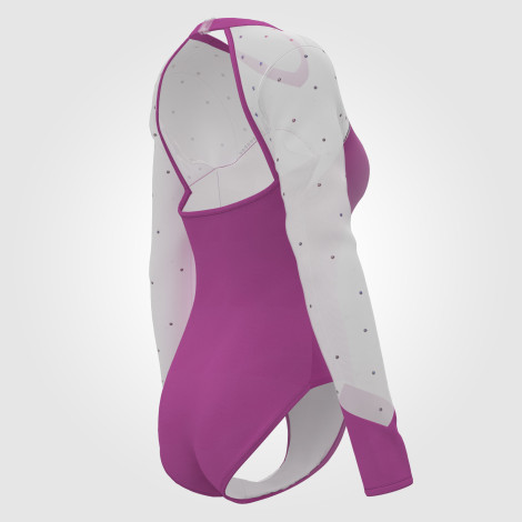 orange competition gymnastics outfits pink 4