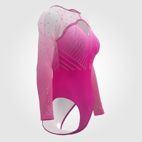 pink gymnastics leotards competition pink 3