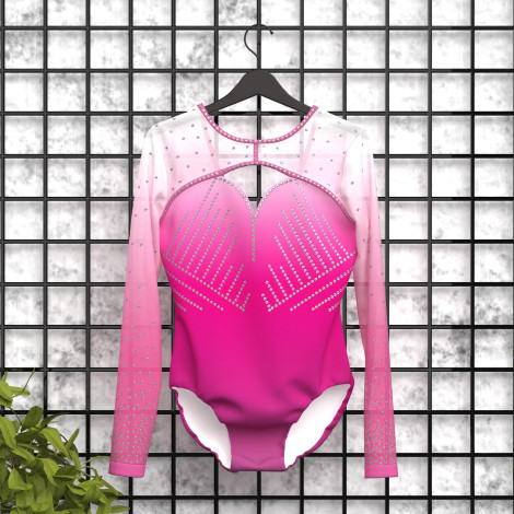 pink gymnastics leotards competition pink 5