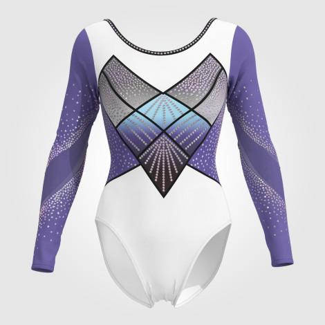 purple competition leotard for gymnastics purple 0