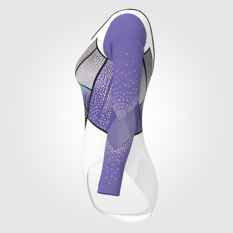 purple competition leotard for gymnastics purple 2