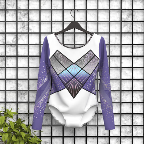 purple competition leotard for gymnastics purple 5
