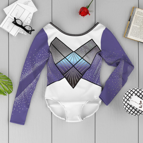 purple competition leotard for gymnastics purple 6