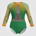 childs orange leotards for gymnastics green