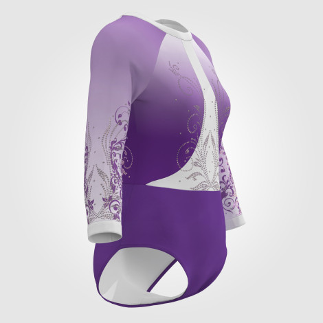 childs orange leotards for gymnastics purple 3
